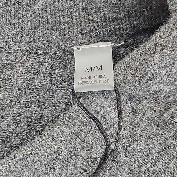 Tahari Wool Blend Sweater Men's Medium Grey Long Sleeve Pullover NWT MSRP $70 - Picture 10 of 16